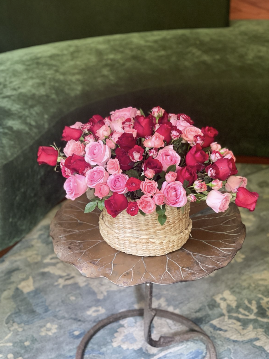 Estelle | Red and Pink Roses and Spray Roses (Sold Out) -  